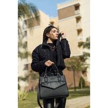 Load image into Gallery viewer, Handbag black Women bags