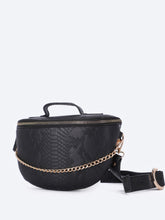 Load image into Gallery viewer, Fannypack black women bag