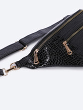 Load image into Gallery viewer, Black fannypack women bags