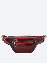 Load image into Gallery viewer, fannypack Burgundy women bags