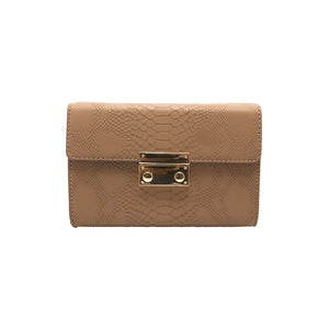 MOCHA "KAA" CLUTCH