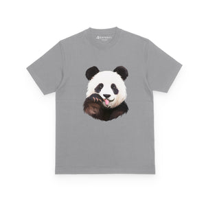 GREY (STANDARD & OVERSIZED) SHIRT- PANDA PRINT