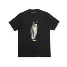 Load image into Gallery viewer, BLACK (STANDARD &amp; OVERSIZED) SHIRT- PENGUIN PRINT
